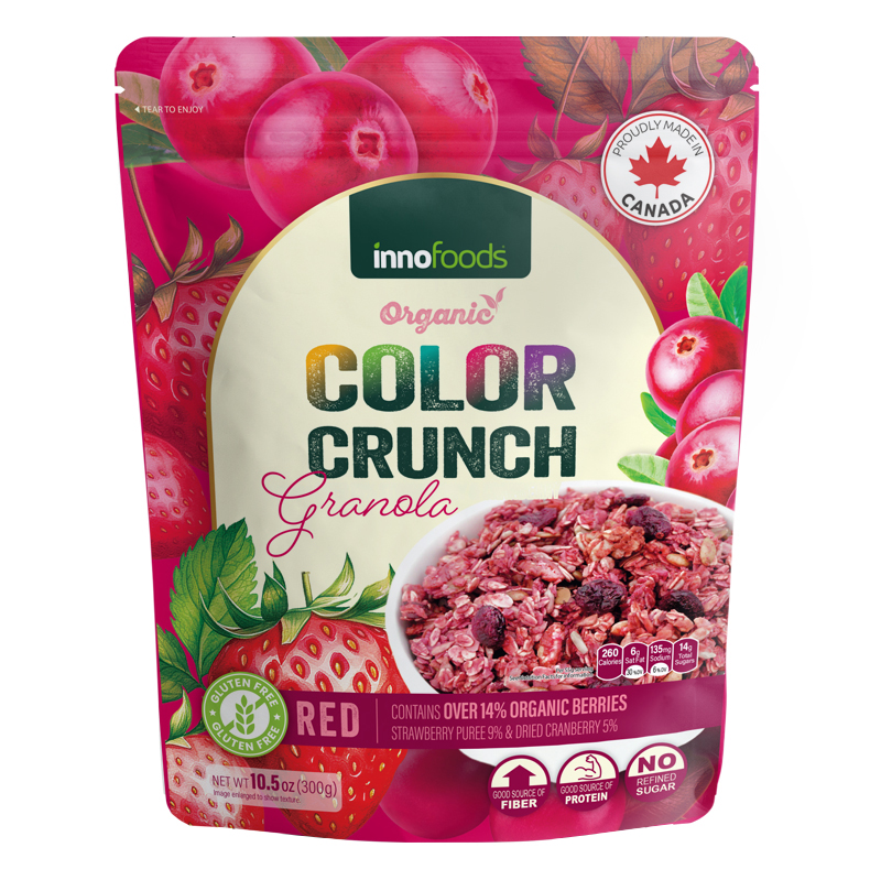 Organic Color Crunch Granola Red Front