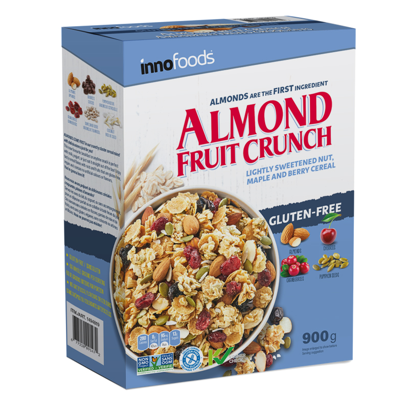 Almond Fruits Crunch Cereal Front